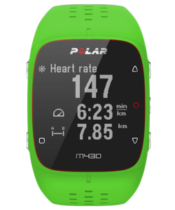 Пульсометр для бега Polar M430 green